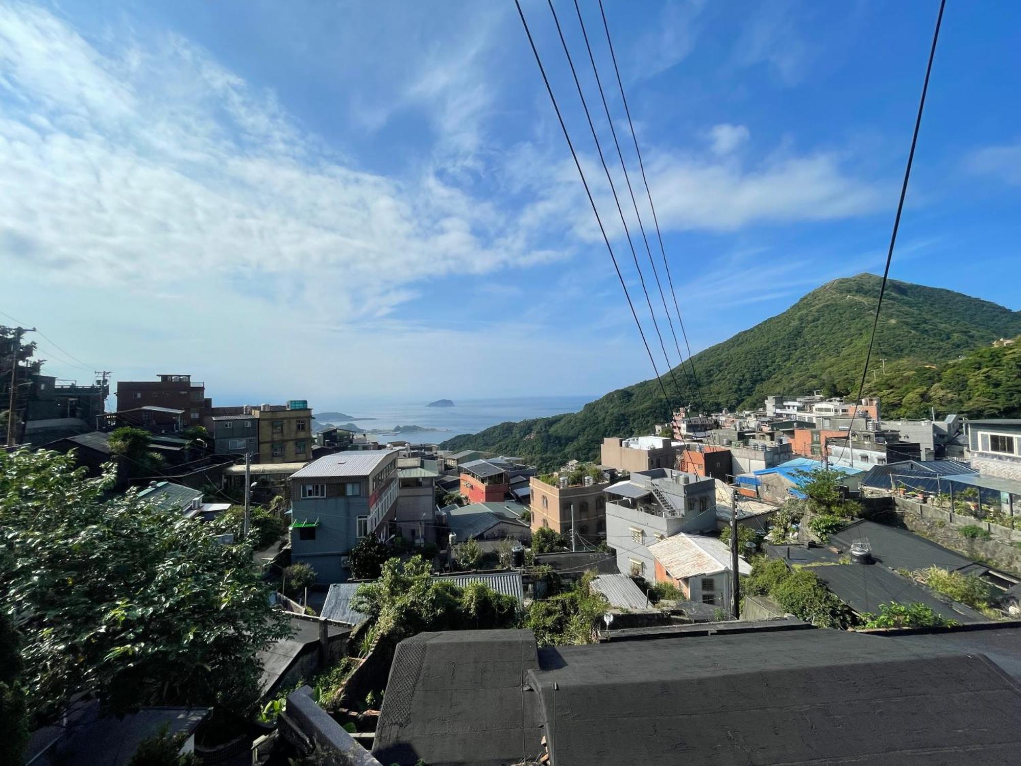 九份山海灣民宿 I 近老街 L 海景檜木房 Buitenkant foto